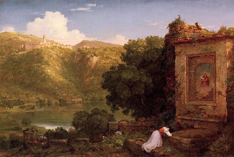 Thomas Cole II Penseroso oil painting image
